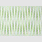 緑葉花柄 薄葉紙 (正面)