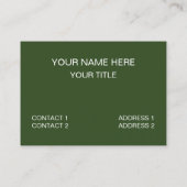 緑葉野菜 名刺 (裏面)