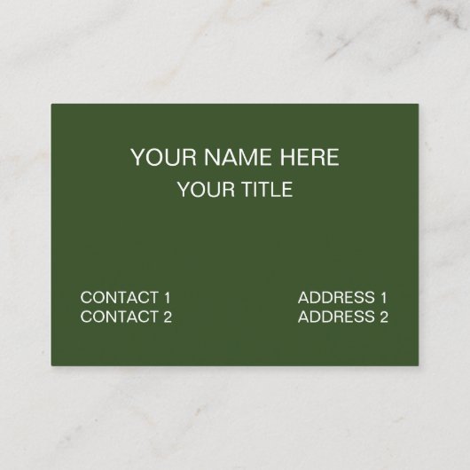 緑葉野菜 名刺 (裏面)