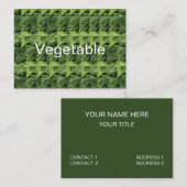 緑葉野菜 名刺 (正面/裏面)
