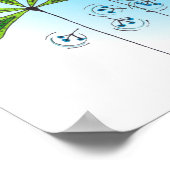 緑葉_のまわりに ポスター (角)