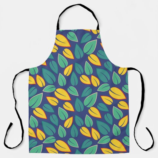緑葉 エプロン (正面)