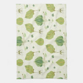 緑葉 キッチンタオル (縦)
