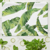 緑葉 キッチンタオル (折り畳み)