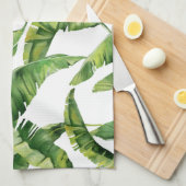 緑葉 キッチンタオル (四つ折り)