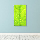 緑葉 キャンバスプリント (インサイチュ (ウッドフロア))
