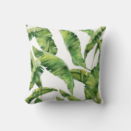 緑葉 クッション