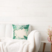 緑葉 クッション