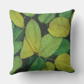 緑葉 クッション (裏面)