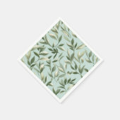 緑葉 スタンダードカクテルナプキン (角)