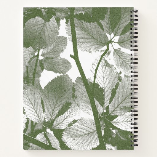 緑葉 ノートブック (裏面)