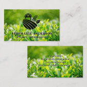 緑葉 |ファームロゴ 名刺 (正面/裏面)