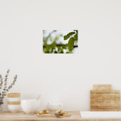 緑葉 ポスター (キッチン)