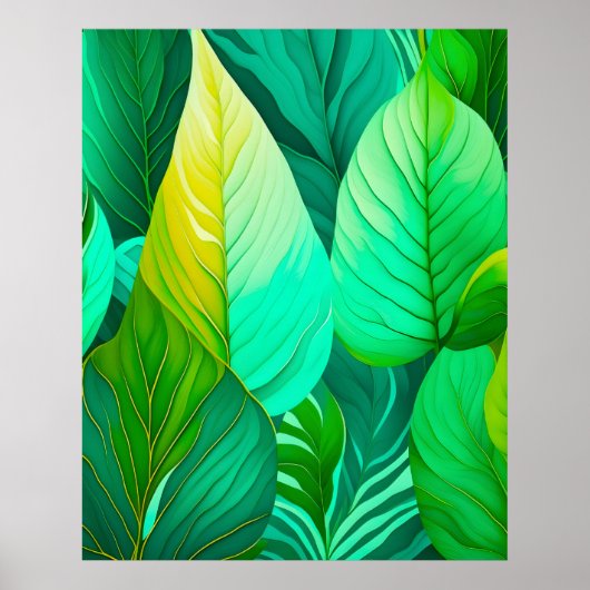 緑葉 ポスター (正面)