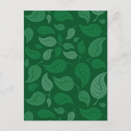 緑葉 ポストカード (正面)