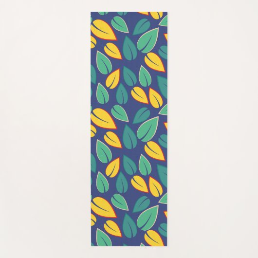 緑葉 ヨガマット (正面)