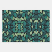 緑葉 ラッピングペーパーシート (正面)