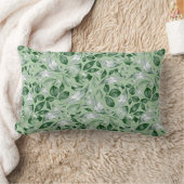 緑葉 ランバークッション (ブランケット)