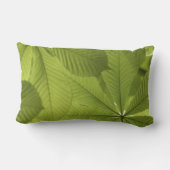緑葉 ランバークッション (裏面)