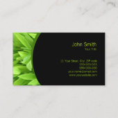 緑葉 名刺 (正面)