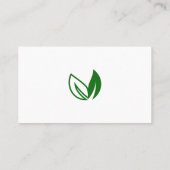 緑葉 名刺 (裏面)