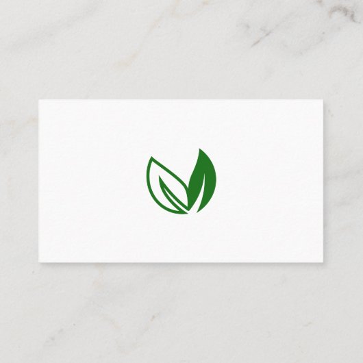 緑葉 名刺 (裏面)