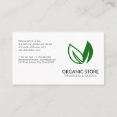 緑葉 名刺 (正面)