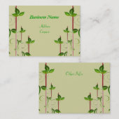 緑葉 名刺 (正面/裏面)