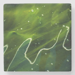 緑藻類と水のコーテルカナ ストーンコースター