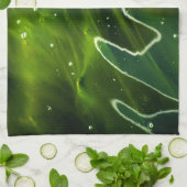 緑藻類と水質 キッチンタオル (折り畳み)