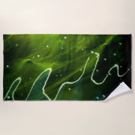 緑藻類と水質 ビーチタオル