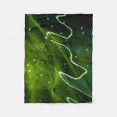 緑藻類と水質 フリースブランケット (正面)