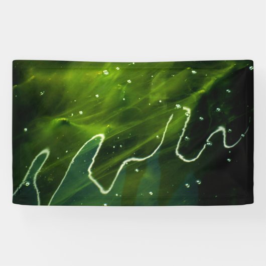 緑藻類と水質 横断幕 (横)