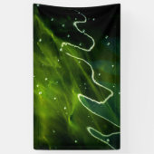 緑藻類と水質 横断幕 (縦)