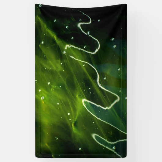 緑藻類と水質 横断幕 (縦)