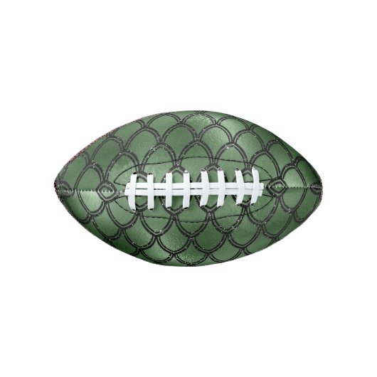 緑蛇爬虫型 アメリカンフットボール (正面)
