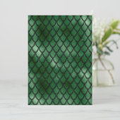 緑蛇爬虫型 サンキューカード (スタンド正面)