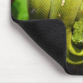 緑蛇爬虫類 マウスパッド (コーナー)