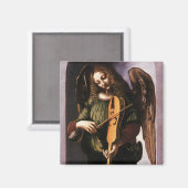 緑衣のヴィエールを持つ天使 マグネット (正面/裏面)