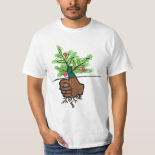 緑親指 Tシャツ