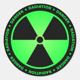 緑警告線 ラウンドシール