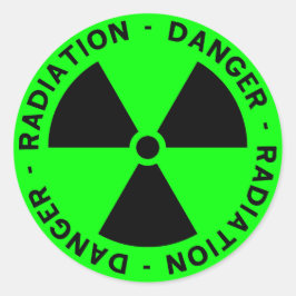 緑警告線 ラウンドシール