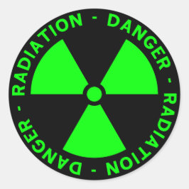 緑警告線 ラウンドシール