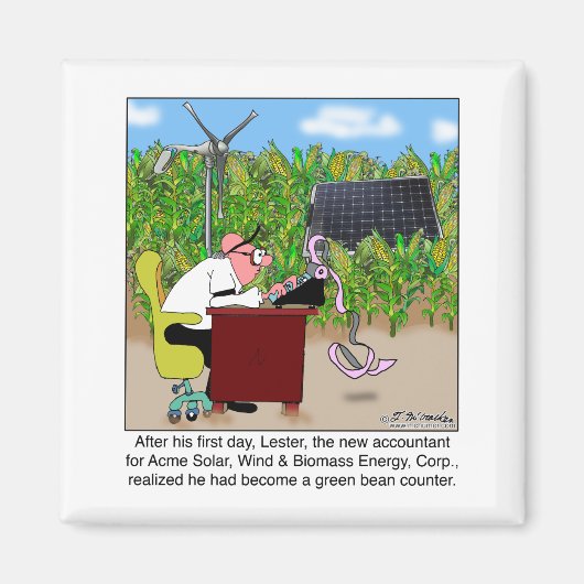 緑豆カウンター マグネット (正面)