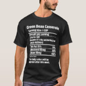 緑豆カセロール栄養ファクト.b tシャツ (正面)
