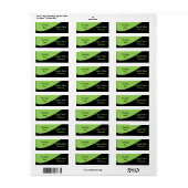 緑豆 ラベル (フルシート)