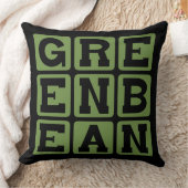 緑豆、野菜 クッション (ブランケット)