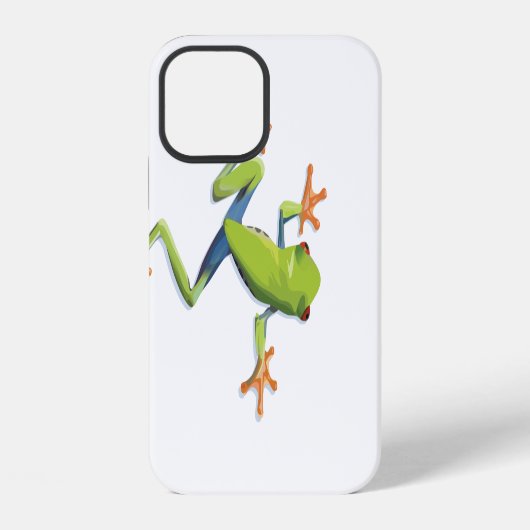 緑豊かなアマガエル iPhoneケース (裏面)