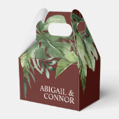 緑豊かなエキゾチックなパーム葉 フェイバーボックス (裏面サイド)