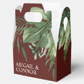 緑豊かなエキゾチックなパーム葉 フェイバーボックス (オープン)